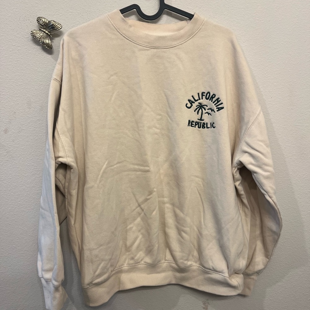 Reflex Beige Women's Crew Neck Sweater